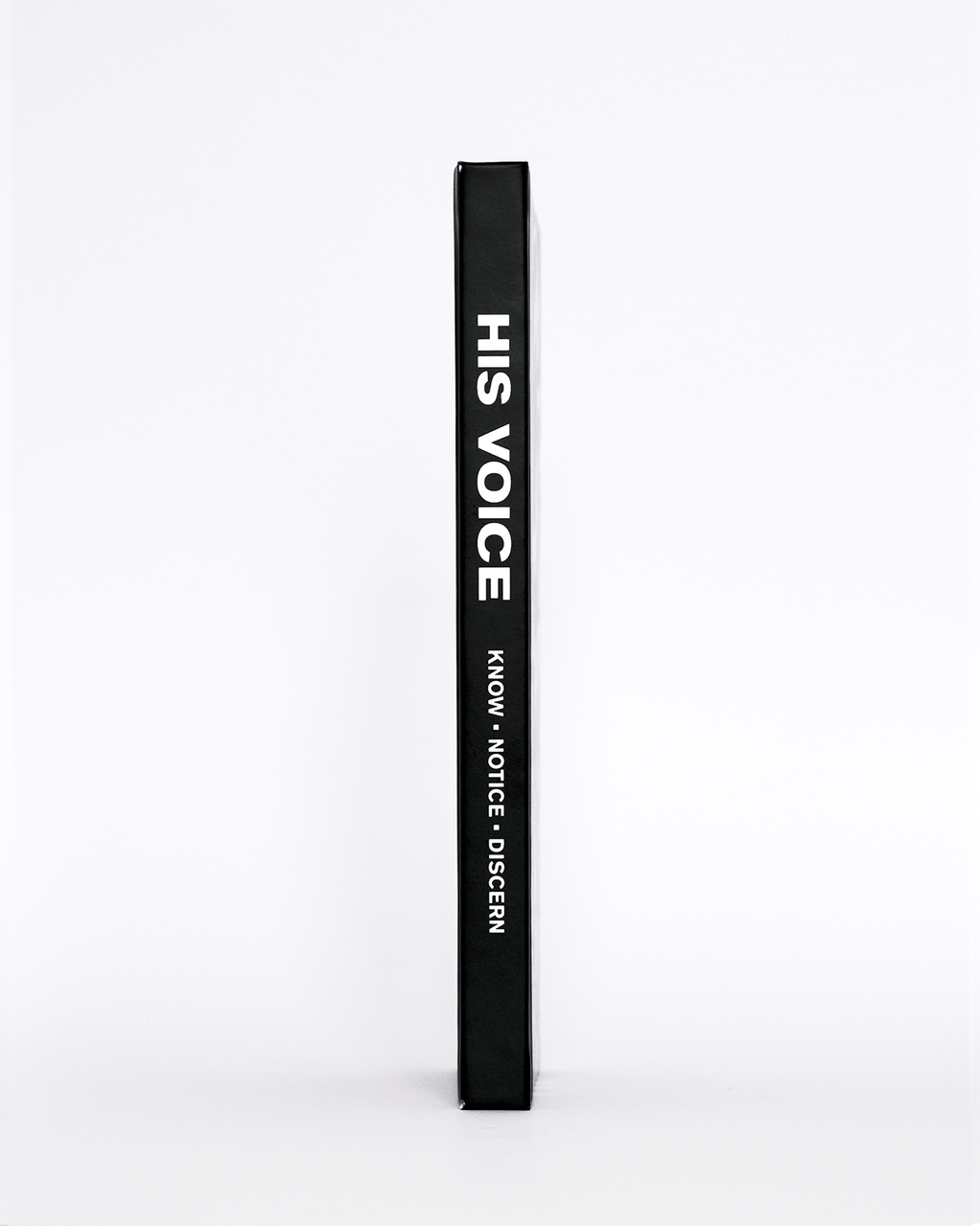 HIS VOICE: A 90-Day Christian Journal to Hear God’s Voice (Black Cover)