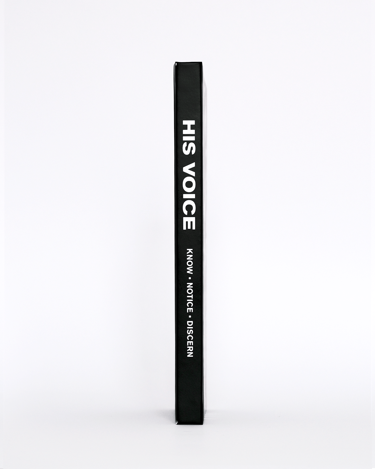 HIS VOICE: A 90-Day Christian Journal to Hear God’s Voice (Black Cover)