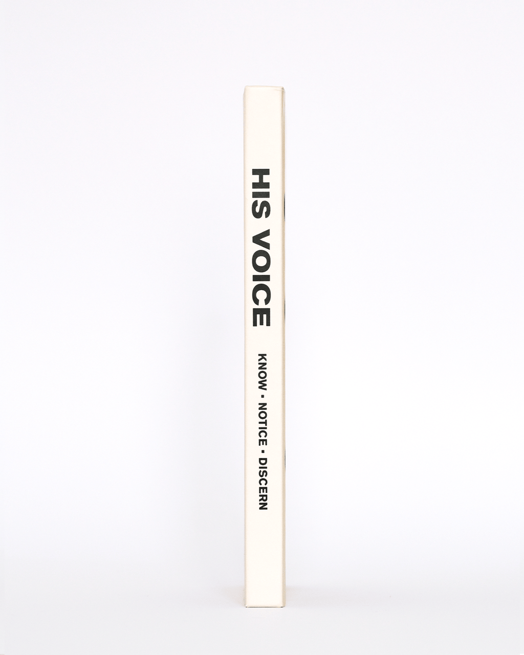 HIS VOICE: A 90-Day Christian Journal to Hear God’s Voice (Beige Cover)