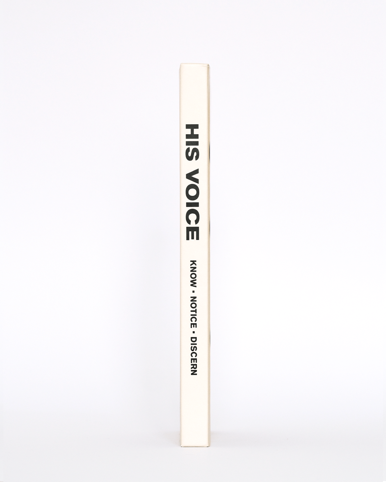 HIS VOICE: A 90-Day Christian Journal to Hear God’s Voice (Beige Cover)