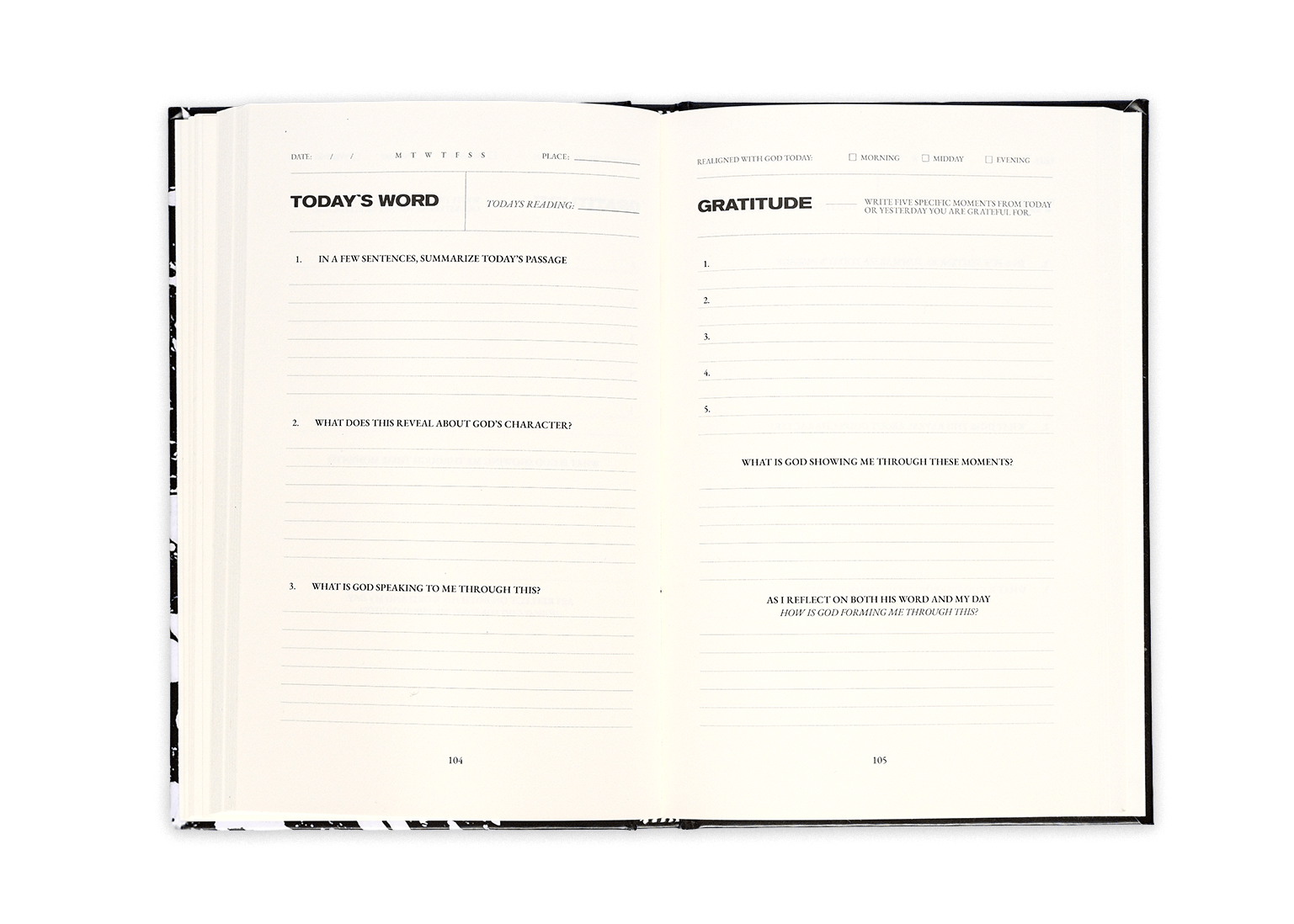 HIS VOICE: A 90-Day Christian Journal to Hear God’s Voice (Beige Cover)